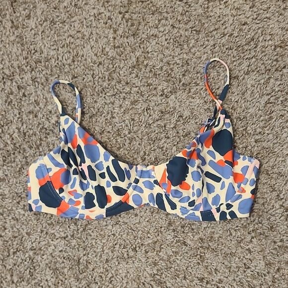 Blackbough Candy Rocks Bikini top Colorful Large underwire bra unlined Women's - Picture 2 of 7